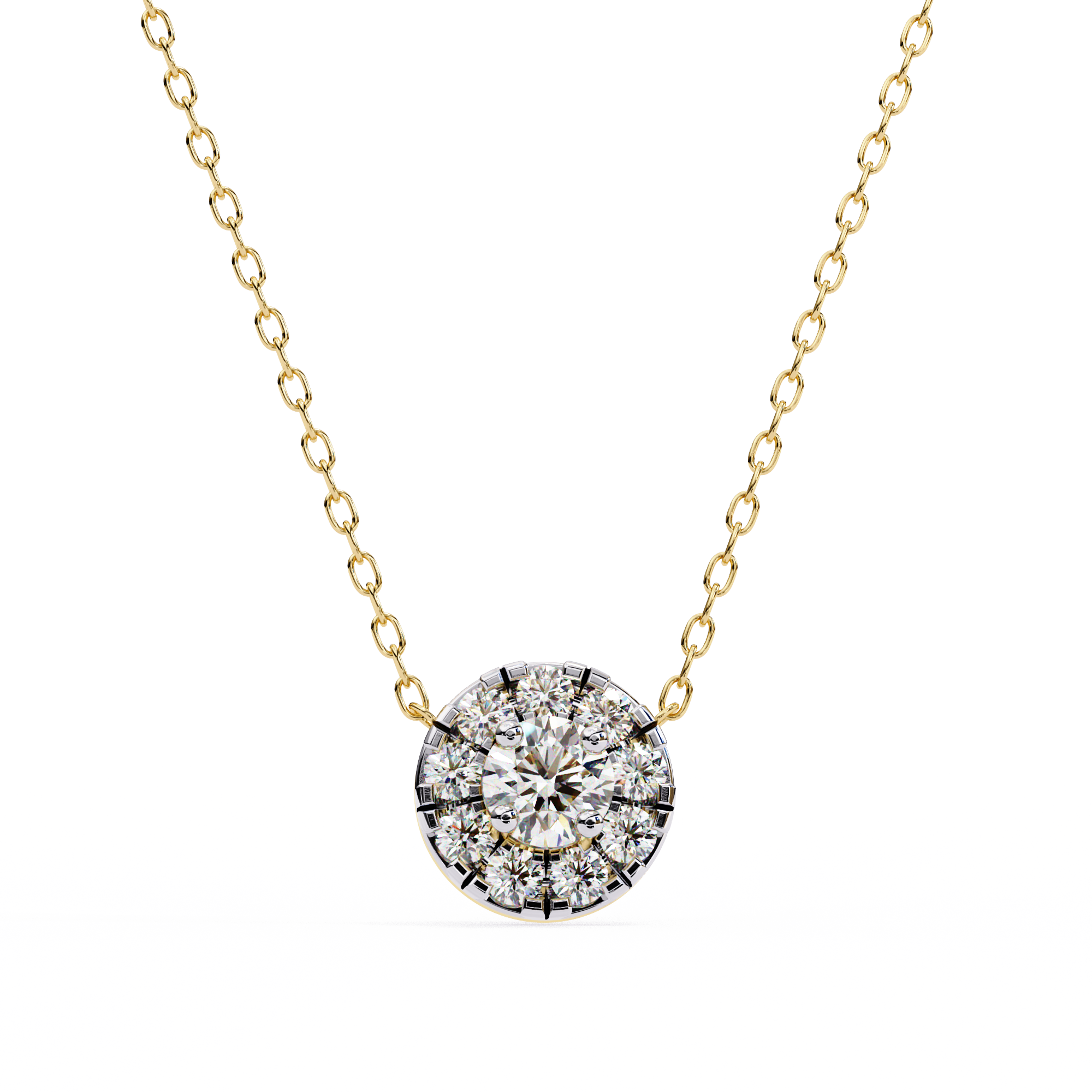 Solitairekart 0.24ct Natural Diamond Round Cut Pendant-HI Color, VS-SI Clarity
